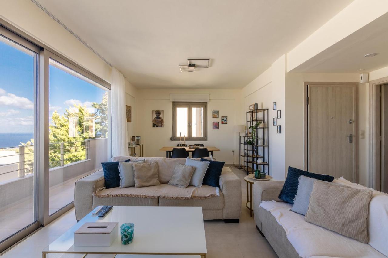3 Bedroom Villa With Stunning Sea View & Private Parking Elia  Экстерьер фото